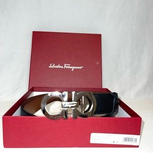 Salvatore Ferragamo reversible belt size 38